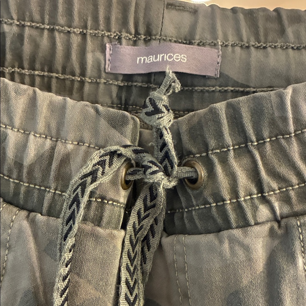 Maurices Camo Skinny drawstring Pants